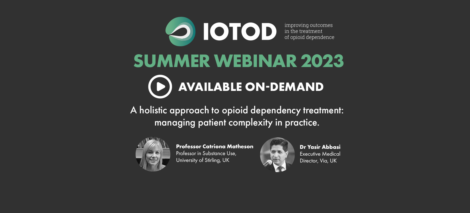 Delivery of our IOTOD Summer webinar